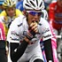 Andy Schleck w�hrend der 16. Etappe desGiro d'Italia 2007